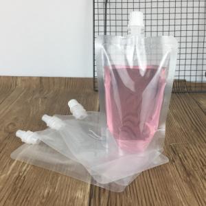 Buy cheap Waterproof Reusable Clear Liquid Juice Pouches Stand Up Spout Pouch Bag from wholesalers