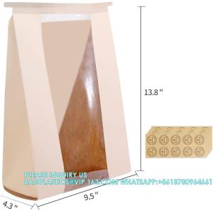 Buy cheap Large Kraft Paper Bread Bags Homemade Bread Loaf Bags 14