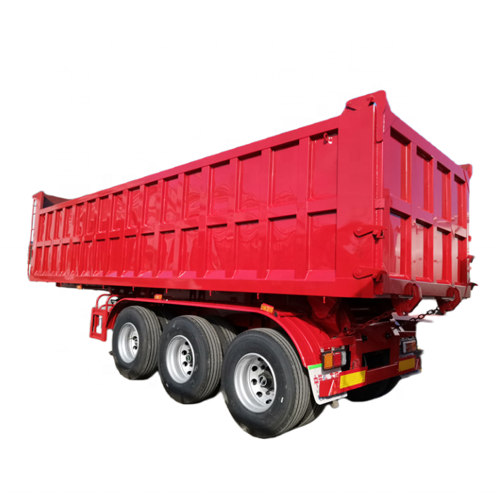 3 Axle 13T12 Tires Complete HYVA Hydraulic Lifting Cylinder Lifting System Dump Semi-Trailer
