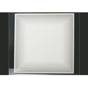 Sound Proofing Decorative Acoustic Ceiling Tiles Perforated Fireproof With Roll