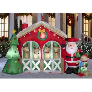 Buy cheap Giant Custom Advertising Inflatables Waterproof Oxford Cloth Christmas House from wholesalers