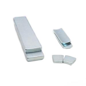 China Customization NdFeB Neodymium Arc Magnets With Zinc Coating Multipurpose on sale