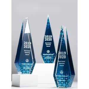 Buy cheap Blue Crystal Resin Trophy Clear Wear - Resistant Customized from wholesalers