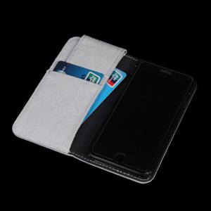 Buy cheap Canvas Diary Jeans Denim Style Design notebook type case for Iphone 7 denim wallet case for Iphone 7 plus from wholesalers