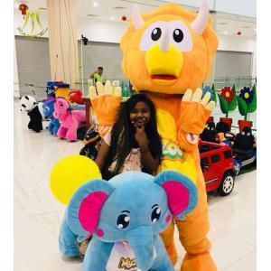 Buy cheap Hansel battery powered children plush electric children ride on animal car with fast profits from wholesalers