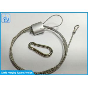 Durable Light Fittings Wire Suspension Hanging Kit With Looping Gripper