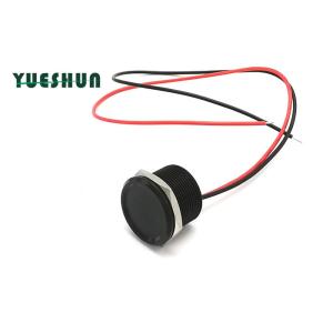 Buy cheap Moistureproof Piezo Button Switch With Wires 22mm High Power Efficiency from wholesalers