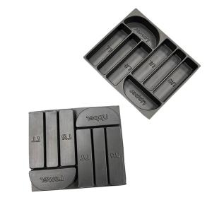 Customized PS PET transparent/black plastic packaging box electronic component