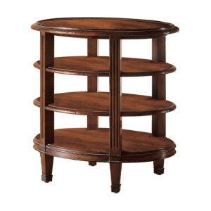 Buy cheap Modern Rubber Wood Square Round Coffee Table Three Tiered OEM & ODM from wholesalers