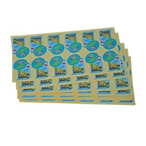 Buy cheap OEM Sticker Printing Service On Demand Roll Form PET Matt Gold Film from wholesalers