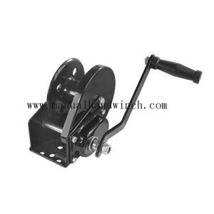 Buy cheap Customized Manual Marine Pulling Hand Winch / Automatic Brake Winch 1200lbs from wholesalers