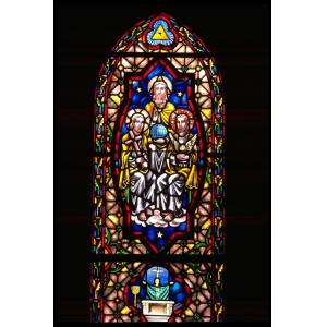 Buy cheap Cathedral Beveled Transparent Stained Glass Sheet With Textures 3mm from wholesalers