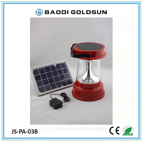 Quality Solar Lantern Solar LED Camping Light with USB Charger for sale
