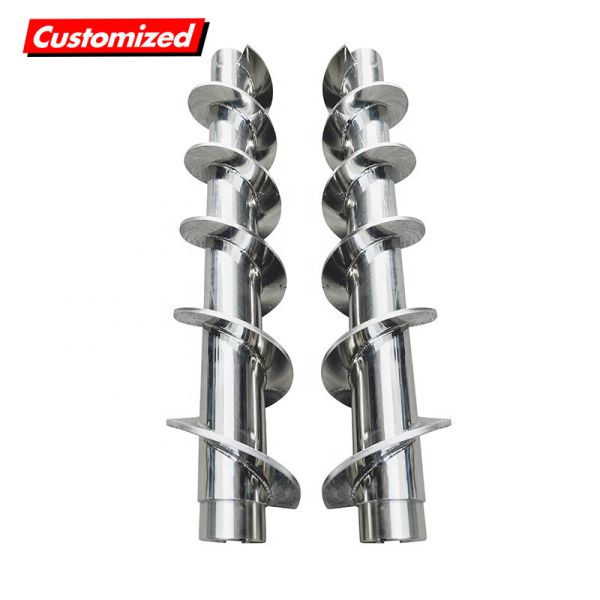 Buy cheap Custom Auger Stainless Steel Machinery Feedscrew Barrel Worm Harden Steel Feed Screw from wholesalers