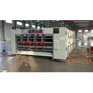 Automatic Flexo Printer Slotter Machine , Pizza Box Die Cutting Machine