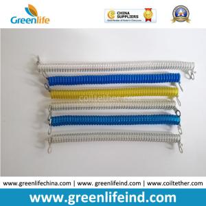 Buy cheap High Quality Transparent Blue TPU Coated Stainless Steel Wire Core and T1mm Eyelets Testing Machine Tool Bungees from wholesalers