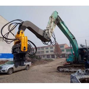 Durable Hydraulic Excavator Vibro Hammer For Caterpillar 349 Pile Driving Arm
