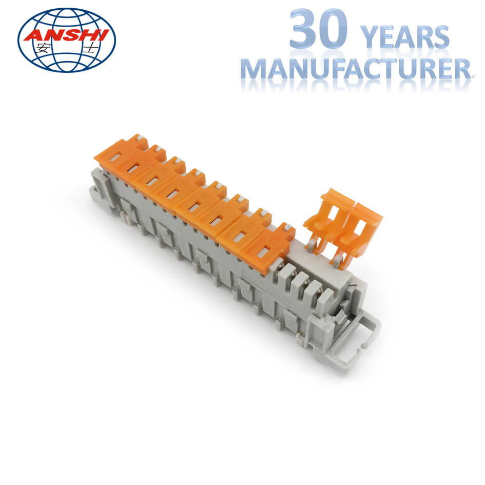Buy cheap 10 Pairs Krone Disconnection Module / Double Side Electrical Terminal Block from wholesalers