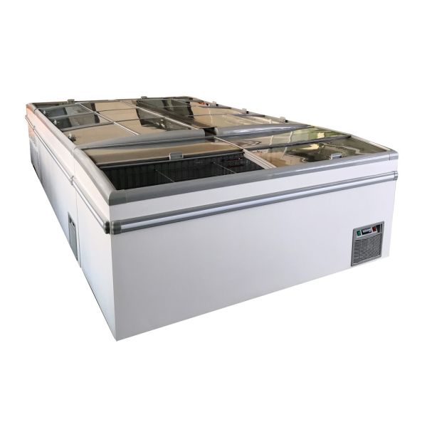 Quality 2.1M 2.5M Frost Free Supermarket Chest Freezer For Frozen Meats Chickens for sale