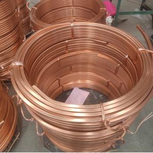 Buy cheap C10100 C11000 C12000 AC Copper Pancake tubing / AC Copper Pipe from wholesalers