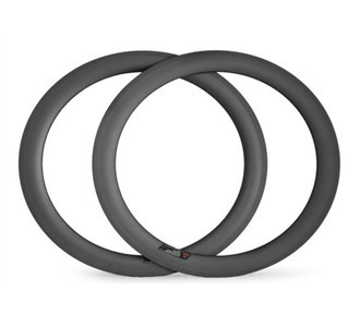 Buy cheap New design carbon rim 25mm wide U shape 60mm Tubular carbon rim 700C carbon bicycle rim from wholesalers