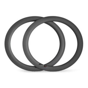Buy cheap New design carbon rim 25mm wide U shape 60mm Tubular carbon rim 700C carbon bicycle rim from wholesalers