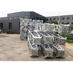 Inner Suspended Lattice Tower Erection Gin Poles Aluminum Alloy