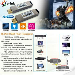 Buy cheap Mini 4K HDMI Optical Transceiver Supports All Modes up to 4K*2K@30Hz Resolution from wholesalers