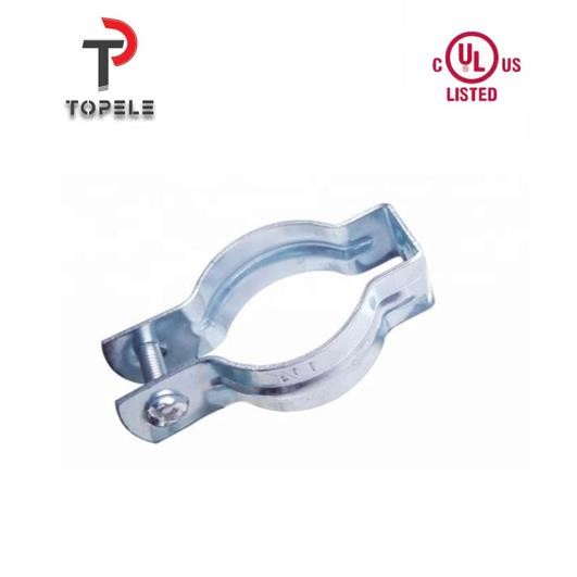 Quality Steel EMT Conduit Hanger With Pipes Silvery 1/2'' - 4'' for sale