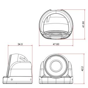 Buy cheap AHD Car Dome Camera for bus from wholesalers