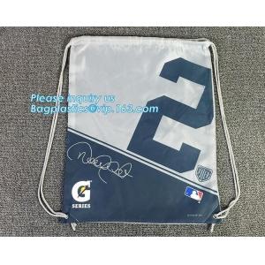 Custom Laundry Polyester Waterproof Drawstring Cosmetic Bag,custom long handle