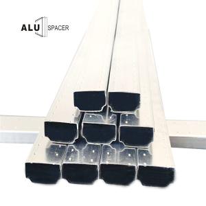 Buy cheap double glass insulated glass high frequency welded aluminum spacer bar from wholesalers