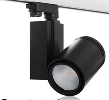 Buy cheap 30w Anenerge COB LED track lights 4 wires 3 phase 90-100lm/w 10/23/38 degree 2016 New hot-selling meat color from wholesalers