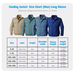 Buy cheap ODM Blue Air Conditioned Shirts 7.2V Battery Cooling Jacket With Fan from wholesalers