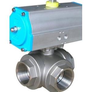 Buy cheap CF8 CF8M CF3 CF3M Three Way Ball Valve PN 20-420 Class 150-1500 Electric from wholesalers