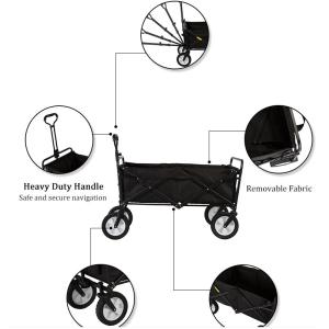 Green Portable Foldable Universal Wheel Tool Car for Children Dimension L x W x