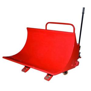 Cradle Type Fabric Cloth Roll Trolley Stacking Hydraulic Textile Trolley