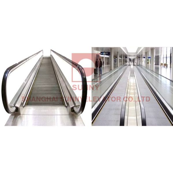Quality Shopping Mall Stainless Steel Escalator Step Moving Walkway With Handrail Bracket for sale