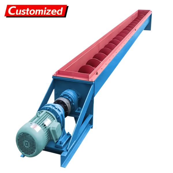 Quality Customized Shaftless Screw Conveyor with Versatile Power Options for Construction & Agriculture and Low Maintenance for sale