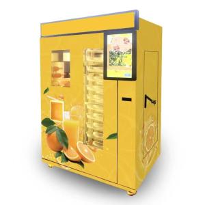 Buy cheap Automatic Fresh Orange Juice Vending Machine with Sealed Cup Supports Different Currencies SDK Function from wholesalers