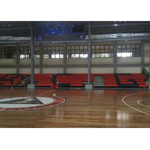 Buy cheap High Densitly Polyethylene Retractable Bleacher Seating 6 Rows Raked from wholesalers