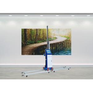 8 Core CPU Vertical Wall Inkjet Mural Printer 9600DPI H Rail For Ceramic Tile