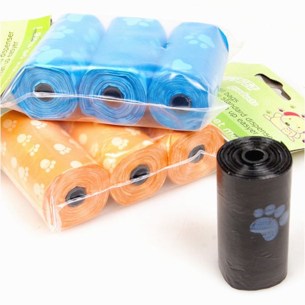 Quality Fully Biodegradable eco friendly poo bag with dispenser custom  printed  dog poo bag for sale