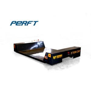 Buy cheap 3 ton high flat low platform trackless transporter carts for material transportation from wholesalers