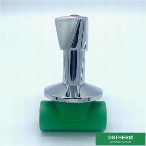 Buy cheap Triangle Handle Chrome Plated PPR Plastic Stop Valve Heat Insulation from wholesalers