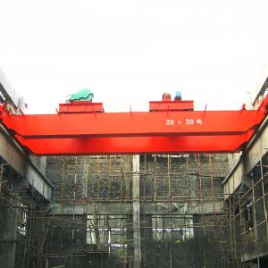 Buy cheap 40M/Min Trolley A5 Warehouse Double Girder Overhead Crane from wholesalers