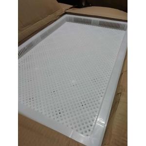 Buy cheap ISO9001 PPE Plastic Drying Trays 75 * 55 * 5cm For Capsule Candy from wholesalers