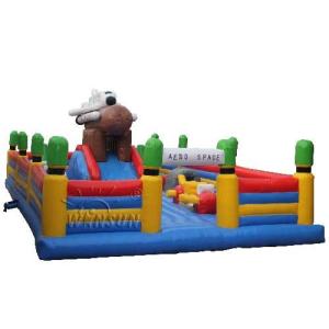 Buy cheap Aerospace Theme Inflatable Fun City , Water Resistant Giant Bouncy House from wholesalers