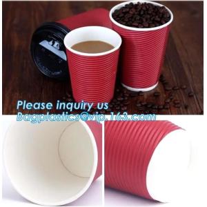 disposable cup/vending paper cup/custom coffee cups,ripple wall disposable paper