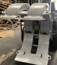 Buy cheap 5000LBS Forklift Paper Roll Clamp 195mm Effective Thickness from wholesalers